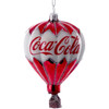 Kurt Adler Glass Coca-Cola Balloon Christmas Tree Ornament