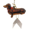 Kurt Adler Noble Gems Glass Ornament for Christmas Tree, Dachshund