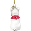 Kurt Adler Noble Gems Glass Ornament for Christmas Tree, French Bulldog