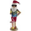 Kurt Adler Wooden Beach Santa Nutcracker, 15.5"