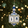 Kurt Adler Ornament For Christmas Tree, Noble Gems Glass Dreidel