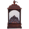 Kurt Adler Battery-Operated LED Fireplace Lantern, 5.3" Kurt Adler Battery-Operated LED Fireplace Lantern, 5.3"