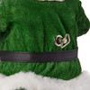 Kurt S. Adler Fabriche Musical Irish Gift Box and Sign Santa Christmas Figurine, 10.5"