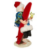 Kurt Adler Fabriche Collection, Beach Santa With Surfboard, 11"