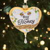 Kurt Adler Glass Ornament for Christmas Tree, Bee My Honey