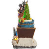 Kurt S. Adler 8.7-Inch Battery-Operated LED Musical Santa and Sleigh Table Piece