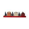 Kurt Adler 5.5-Inch Battery-Operated LED Lit Christmas Village, 17 Piece Set