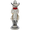 Kurt Adler Hollywood Rhinestone Cowgirl Nutcracker, 18"