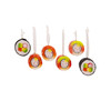 Kurt Adler Paper Ornaments for Christmas Tree, Sushi Box (Set of 6)