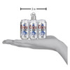 Old World Christmas Glass Blown Ornament for Christmas Tree, Coors Light Six Pack