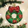 Old World Christmas Blown Glass Ornament for Christmas Tree, Christmas Wreath