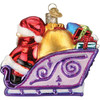 Old World Christmas Blown Glass Ornament for Christmas Tree, Santa and Friends