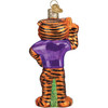 Old World Christmas Glass Blown Ornament for Christmas Tree, LSU Mike the Tiger
