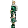 Old World Christmas Blown Glass Ornament for Christmas Tree, Michigan State, Sparty (with OWC Gift Box)