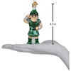 Old World Christmas Blown Glass Ornament for Christmas Tree, Michigan State, Sparty (with OWC Gift Box)