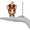 Old World Christmas Blown Glass Ornament for Christmas Tree, Littlest Pet Shop Roxie