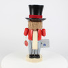 Kurt Adler Steinbach Wooden Chubby Nutcracker, Traveler, 12"