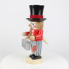 Kurt Adler Steinbach Wooden Chubby Nutcracker, Traveler, 12"