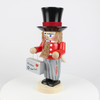 Kurt Adler Steinbach Wooden Chubby Nutcracker, Traveler, 12"