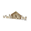 Ganz Midwest Wood Grain Christmas 12-Piece Christmas Nativity Set