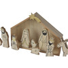 Ganz Midwest Wood Grain Christmas 12-Piece Christmas Nativity Set