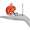 Old World Christmas Glass Blown Ornament For Christmas Tree, Cleveland Browns Helmet (With OWC Gift Box)