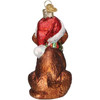 Old World Christmas Blown Glass Ornament for Christmas Tree, Chocolate Labrador Puppy
