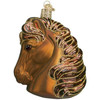 Old World Christmas Glass Blown Ornament for Christmas Tree, Horse Head Brown (With OWC Gift Box)