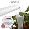 Ecopots Square Indoor Plant Self Watering System, for 12" Rotterdam Planter