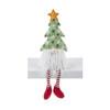Ganz Christmas Indoor Decor, Gnome Shelf Sitter with LED Light-Up Beard & Knitted Tree Hat, 22"