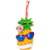 Kurt Adler Resin Ornament for Christmas Tree, Pineapple with Sunglasses