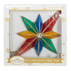 Kurt Adler 10-Light Capiz Treetop, Multicolor Bethlehem Star w/ Gem Center, 12"