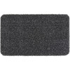 GrassWorx Clean Machine Astroturf Door Mat, Flint Gray, 18" x 30"