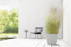 EcoPots Rotterdam Durable Indoor/Outdoor Modern Square Recycled Plastic Planter Flower Pot