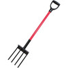 Bully Tools Spading Fork with Fiberglass, D-Grip Handle