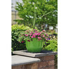 Garden Elements Large Glazed Brushed Plastic Happy Planter, 15"