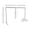 SUNPACK Metal Grow Light Stand, Black, 50in