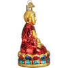 Old World Christmas Blown Glass Ornament for Christmas Tree, Red Buddha