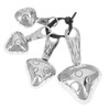 Ganz 4-Piece Zinc Alloy Measuring Spoon Set For Kitchen, Polka Dot Mushrooms Ganz 4-Piece Zinc Alloy Measuring Spoon Set For Kitchen, Polka Dot Mushrooms