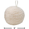PetSafe Sheepskin Ball, Soft and Fluffy, Small Machine Washable, White