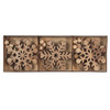Ganz Natural Wooden Snowflake Ornament Boxed Set, 9-Piece Set, Assorted Styles