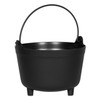 Novelty Antique-Inspired Kettle Plastic Indoor/Outdoor Planter, Black