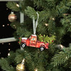 Ganz Vintage Glass Truck Plastic Holiday Christmas Ornament