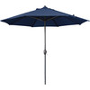 California Umbrella Aluminum Olefin Crank Open Patio Umbrella