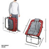 Zenithen Foldable Rectangular Air Mesh Indoor Outdoor Bungee Chair