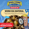 Wiggle Worm Raised Bed Mix, 40lbs - Organic Soil and Fertilizer for Container Gardening - Worm Egg Material Mixed with Odor Free Pure Worm Castings