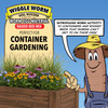 Wiggle Worm Raised Bed Mix, 40lbs - Organic Soil and Fertilizer for Container Gardening - Worm Egg Material Mixed with Odor Free Pure Worm Castings