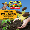 Wiggle Worm 100% Pure Worm Castings Plus Worm Egg Material, 40lbs – Fertilizer and Soil Amendment for Indoor and Outdoor Gardening to Improve Soil Fertility and Aeration - 100% Organic and Odor Free