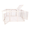 Ware Manufacturing Little Red & White Hen Big Barn Expansion Yard, 62.5" L