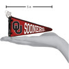Old World Christmas Glass Blown Ornament for Tree, Oklahoma Sooners Pennant (With OWC Gift Box)